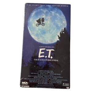 1988 E.T. Extra Terrestrial VHS Tape Movie Green Flap FACTORY SEALED